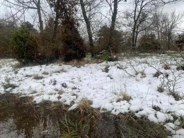 Foto - Şehirde Nisan ayında kar sürprizi