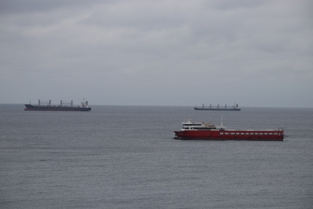 Foto - Şehirde poyraz deniz ulaşımını olumsuz etkiliyor