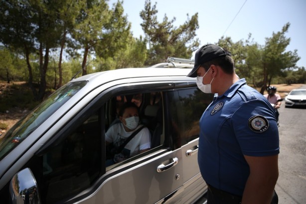 Foto - Şehirde vatandaşlara yangın uyarısı