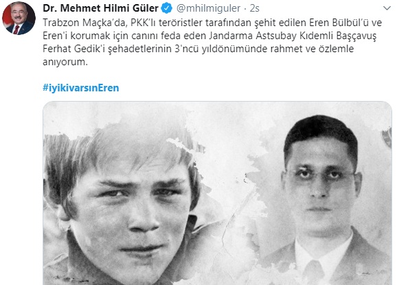 Foto - Şehit Eren Bülbül için duygu dolu mesajlar