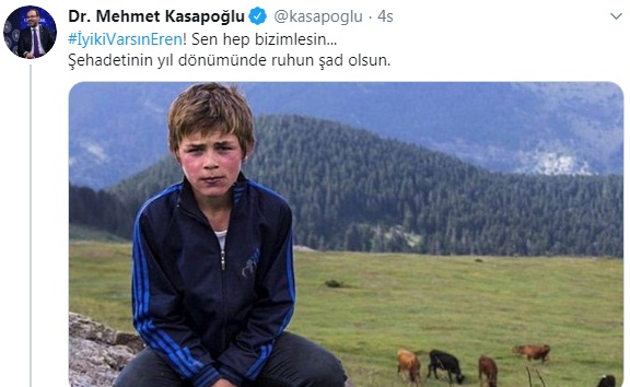 Foto - Şehit Eren Bülbül için duygu dolu mesajlar
