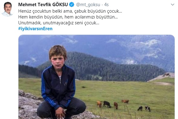 Foto - Şehit Eren Bülbül için duygu dolu mesajlar