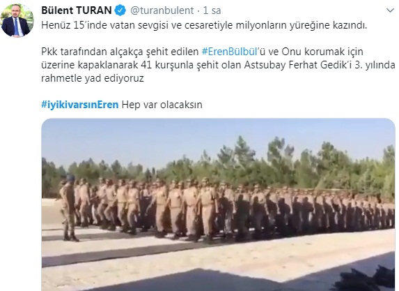 Foto - Şehit Eren Bülbül için duygu dolu mesajlar