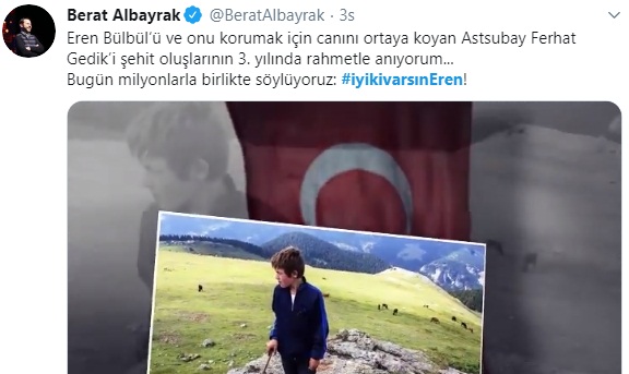 Foto - Şehit Eren Bülbül için duygu dolu mesajlar
