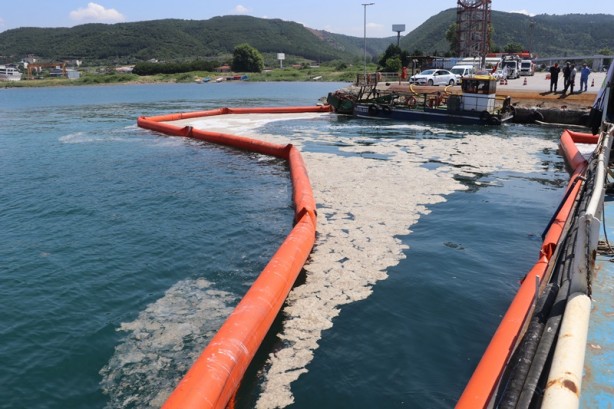 Foto - Şehrin genelinde bugüne kadar toplanan müsilaj miktarı belli oldu