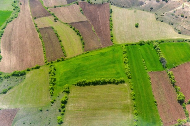 Foto - Şehrin yeşile bürünen doğası havadan görüntülendi