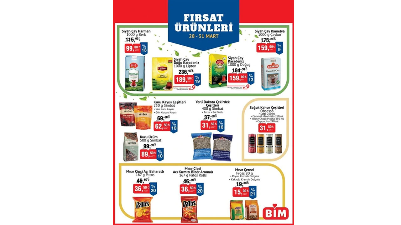 Foto - Şekerden çikolataya, temizlik ürünlerinden gıdaya neler var neler! BİM'de Ramazan Bayramı indirimleri dolu dolu geldi
