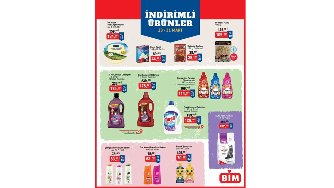 Foto - Şekerden çikolataya, temizlik ürünlerinden gıdaya neler var neler! BİM'de Ramazan Bayramı indirimleri dolu dolu geldi