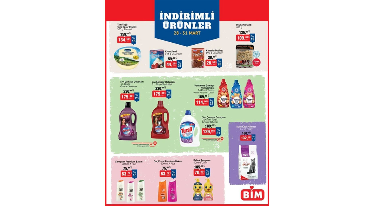 Foto - Şekerden çikolataya, temizlik ürünlerinden gıdaya neler var neler! BİM'de Ramazan Bayramı indirimleri dolu dolu geldi