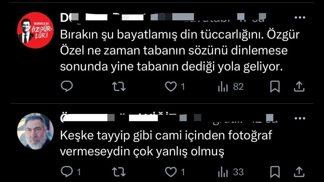 Şekilci Özgür Özel’in cami pozu laikçileri kudurttu