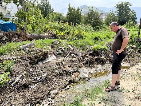 Foto - Sel antik su kanalını ortaya çıkardı
