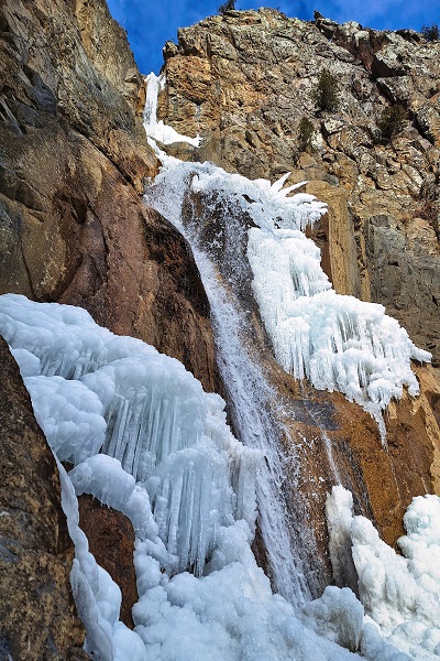 Foto - Şelale buz tuttu ortaya bu manzara çıktı