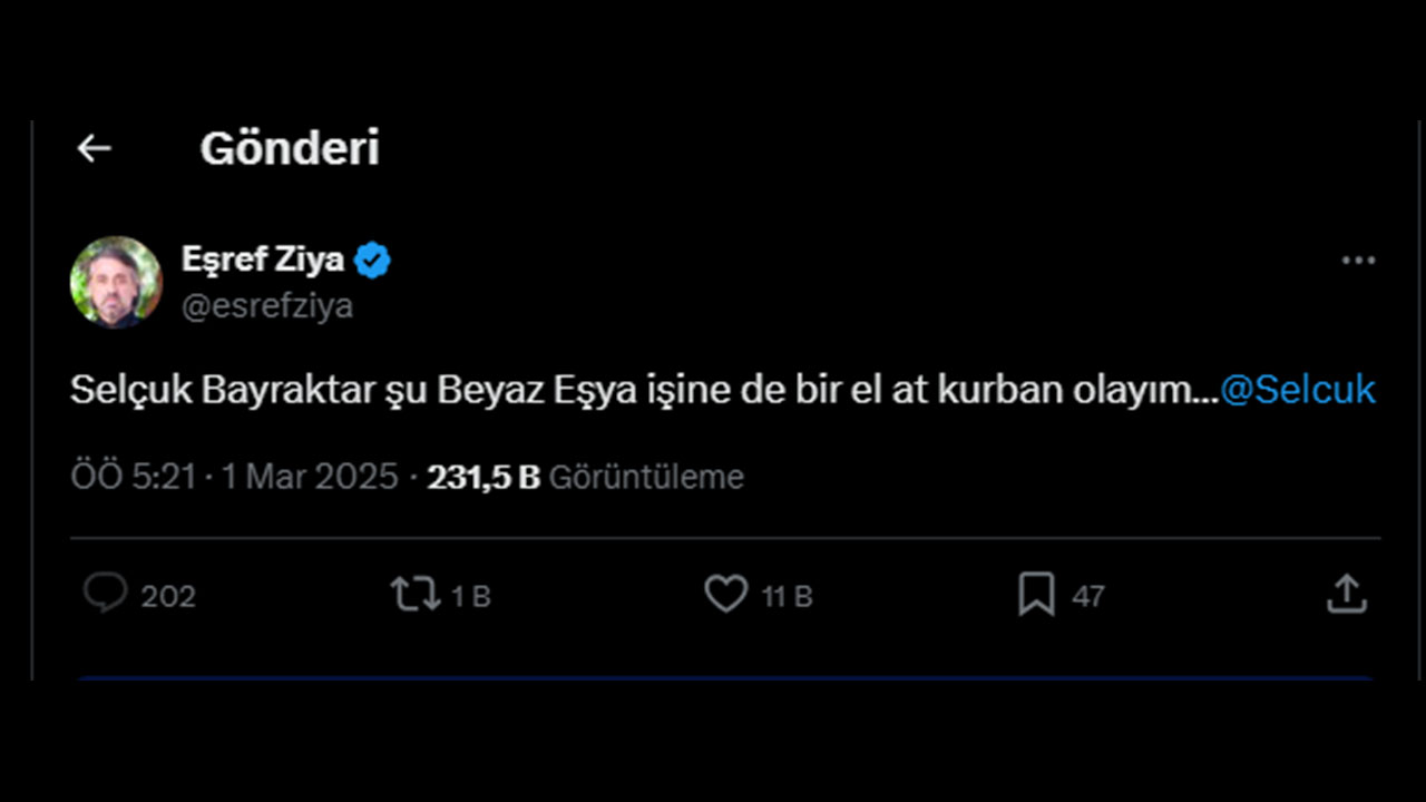 Foto - Selçuk Bayraktar'a görülmemiş çağrı: Şu işe de bir el at kurban olayım