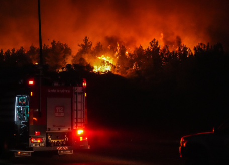 Foto - Selçuk’ta çıkan yangın oraya da sıçradı