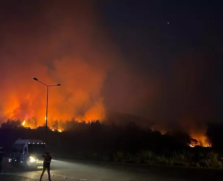 Foto - Selçuk’ta çıkan yangın oraya da sıçradı