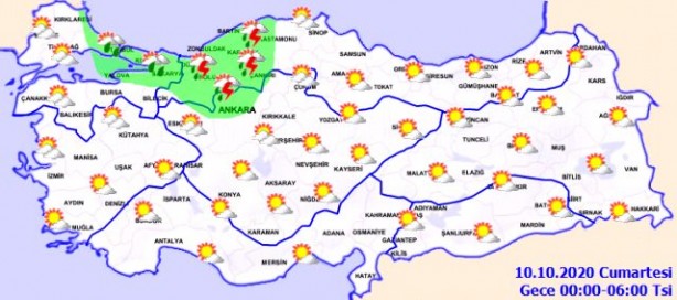 Foto - Sele fırtınaya dikkat! Meteoroloji saat verip uyardı