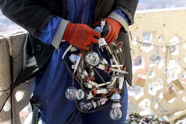 Foto - Selimiye Camisi mahyalarla donatıldı