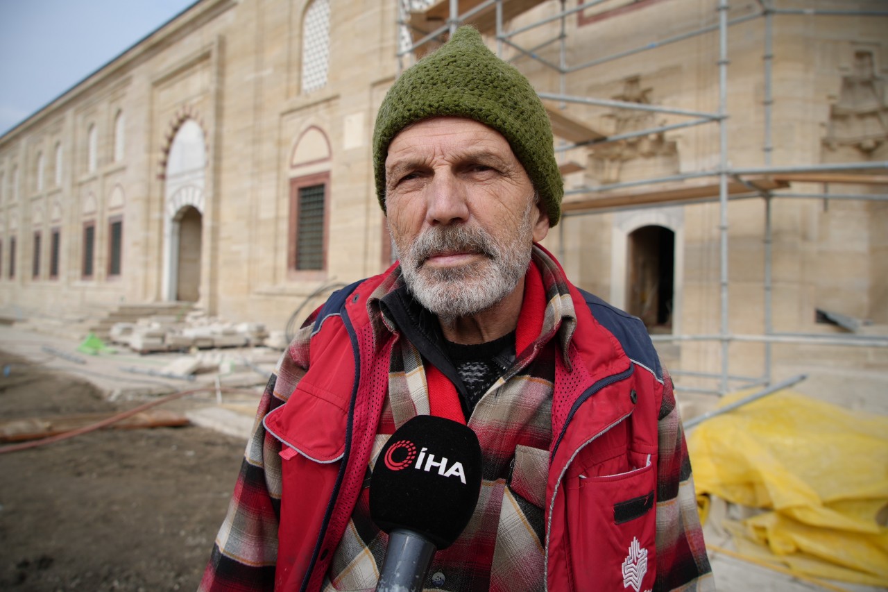 Foto - Selimiye'nin mahyası Yunanistan'dan da görünüyor