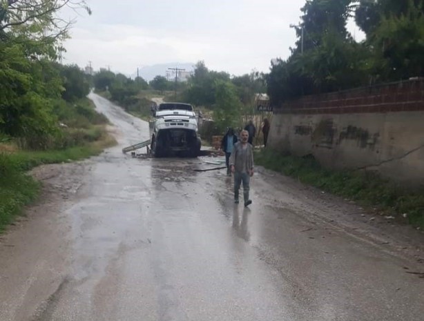 Foto - Selin ikinci defa çökerttiği yolda facia ucuz atlatıldı