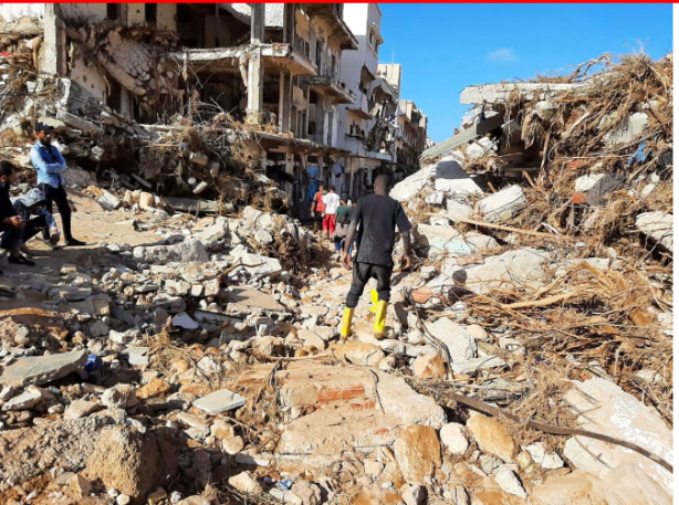 Foto - Selin vurduğu Libya Derne'den geriye bu fotoğraflar kaldı! İşte o dehşet veren kareler