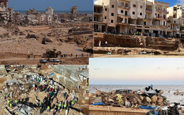 Foto - Selin vurduğu Libya Derne'den geriye bu fotoğraflar kaldı! İşte o dehşet veren kareler