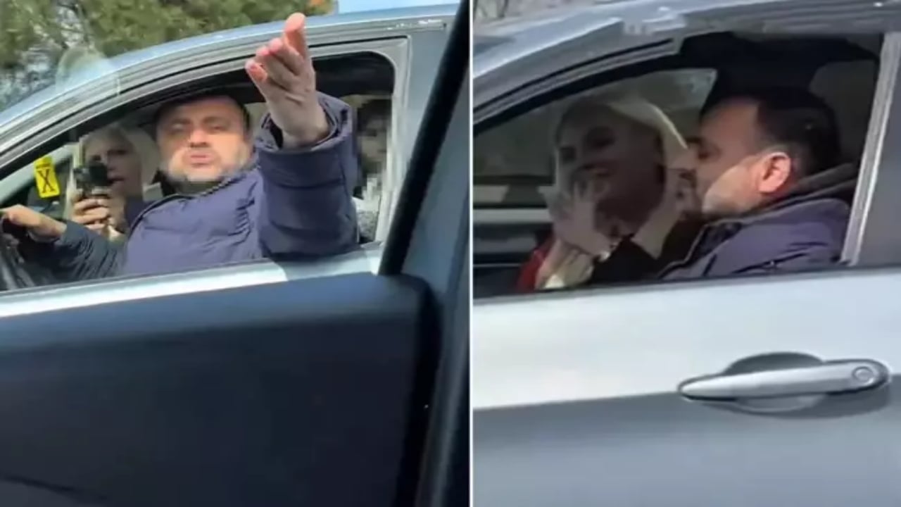 Sen misin trafikte artistlik yapan! "Bir gün kafana sıkarlar" diyen magandaya bakın ne oldu