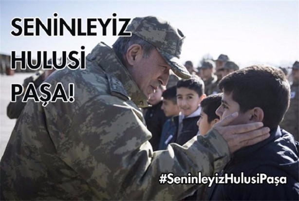 Foto - 'Seninleyiz Hulusi Paşa!'
