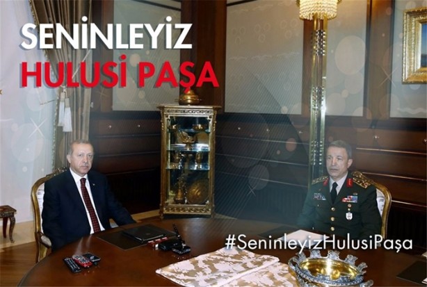 Foto - 'Seninleyiz Hulusi Paşa!'