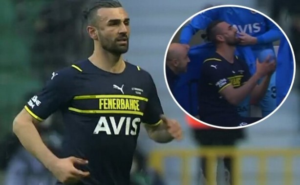 Serdar Dursun krizi! Elmacık kemiği kırıldı, hakem ve doktorlar araya girdi...