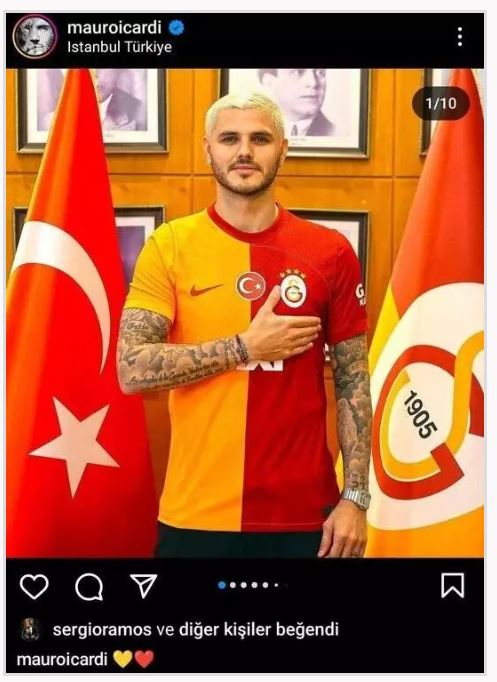 Foto - Sergio Ramos'tan Galatasaray beğenisi