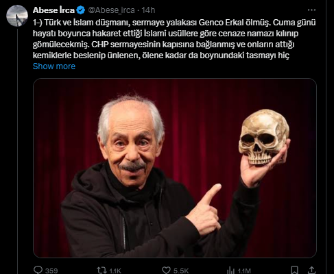 Foto - Sermayenin sanatçısı! Genco Erkal’a bir de buradan bakın