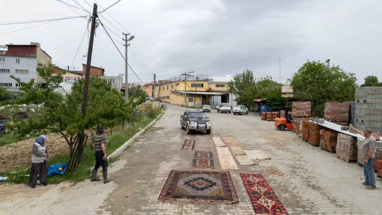 Foto - Servet haline gelmesi için yolun ortasına öylece atıyorlar, araçlar da üzerinden geçiyor! ABD başta olmak üzere birçok ülkeye ihraç ediliyor
