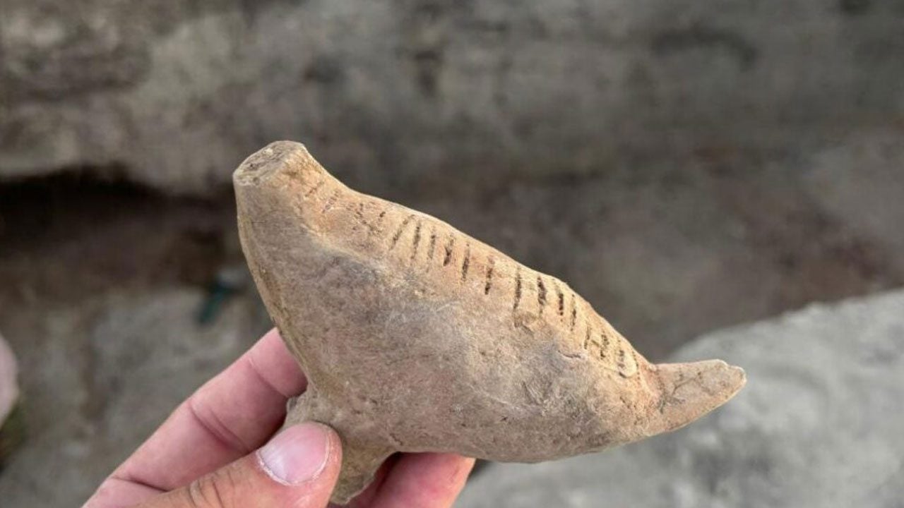 Foto - Ses çıkaran kuş figürü gizemini koruyor! O ülkede toprağın altından 1400 yıllık Türk şehri çıktı