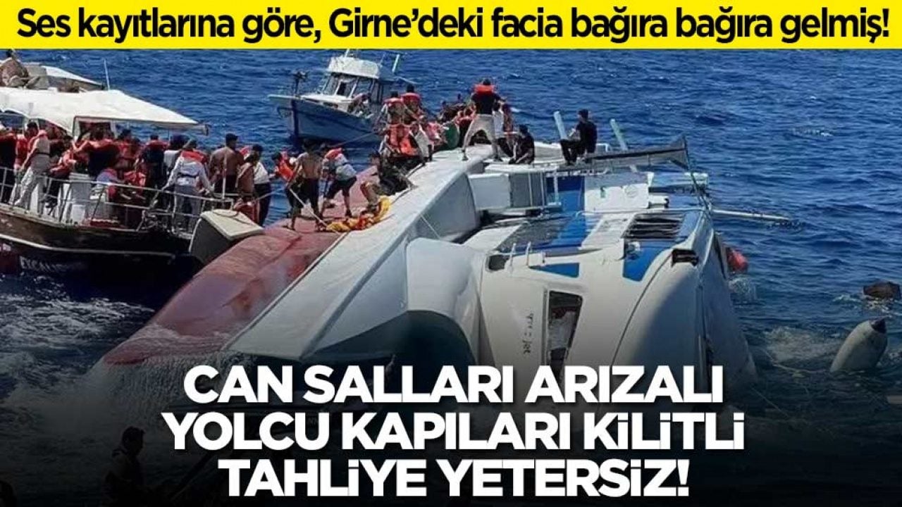 Ses kayıtlarına göre, Girne’deki facia bağıra bağıra gelmiş!