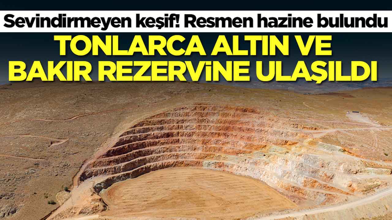 Sevindirmeyen keşif! Resmen hazine bulundu: Tonlarca altın ve bakır rezervine ulaşıldı