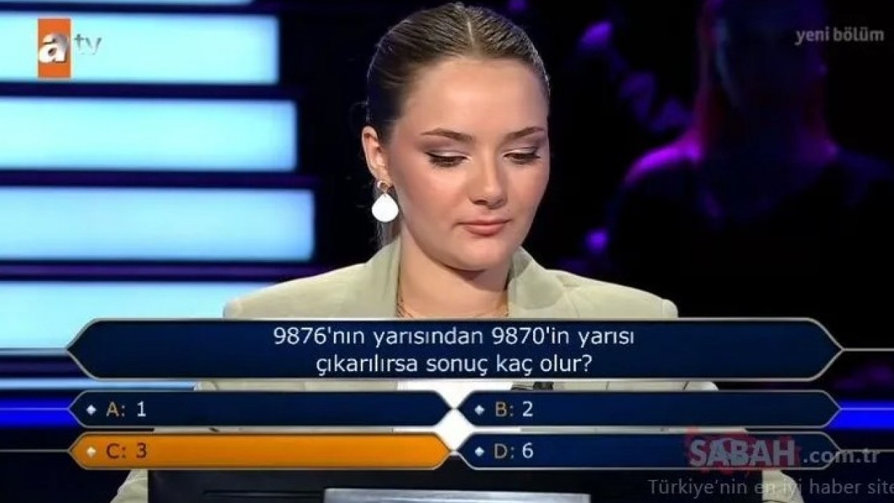 Foto - Seyirci jokerini kullandı! Maliye öğrencisini bunaltan matematik sorusu