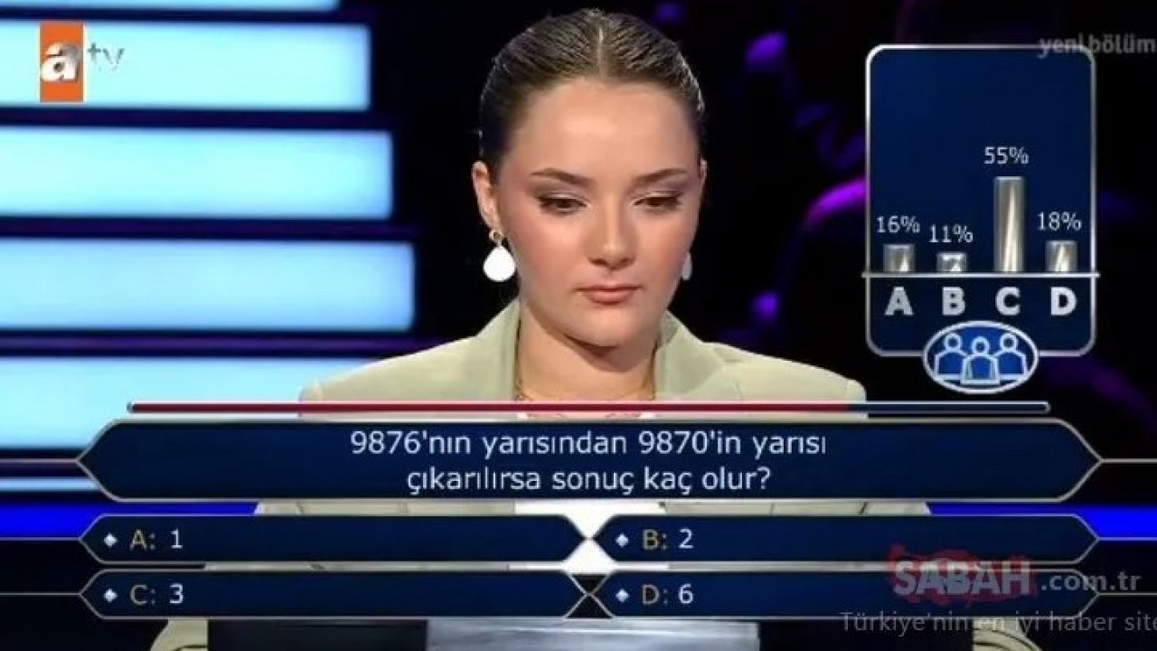 Foto - Seyirci jokerini kullandı! Maliye öğrencisini bunaltan matematik sorusu