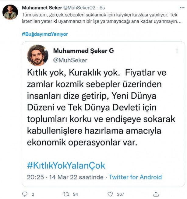 Foto - Şeytani odaklar gıda krizi için devrede: Buğday tarlaları bir bir yanıyor!