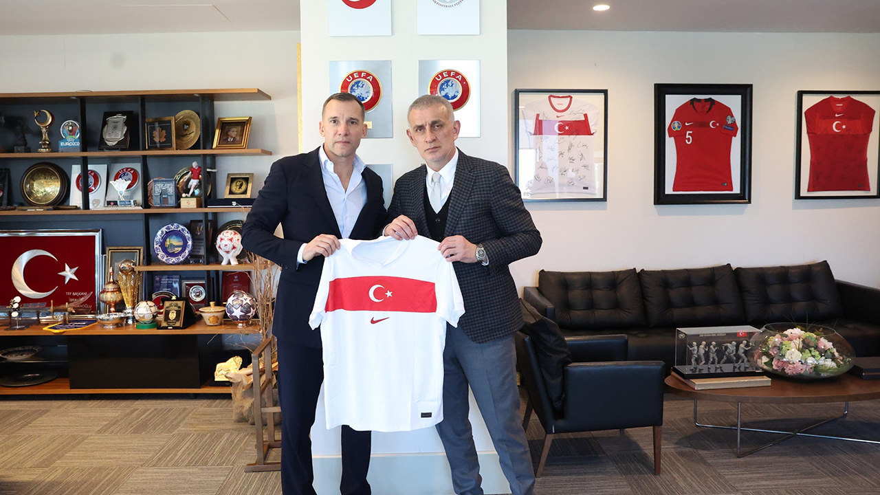 Shevchenko, Hacıosmanoğlu'nu ziyaret etti