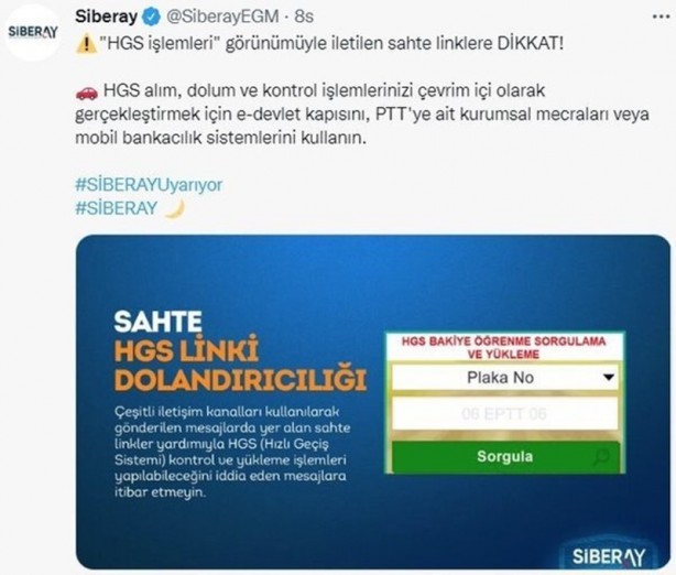 Foto - SİBERAY'dan araç sahiplerine kritik HGS uyarısı!