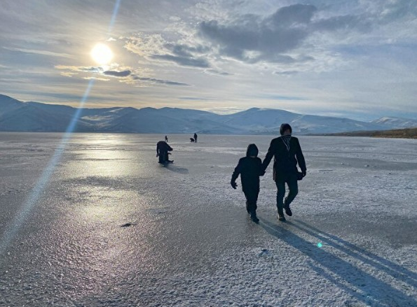 Foto - Sibirya değil Türkiye! Dere ve göller buz tuttu