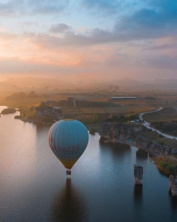 Foto - Sıcak hava balonları, 3 bin yıllık vadide yeniden uçuşa başladı