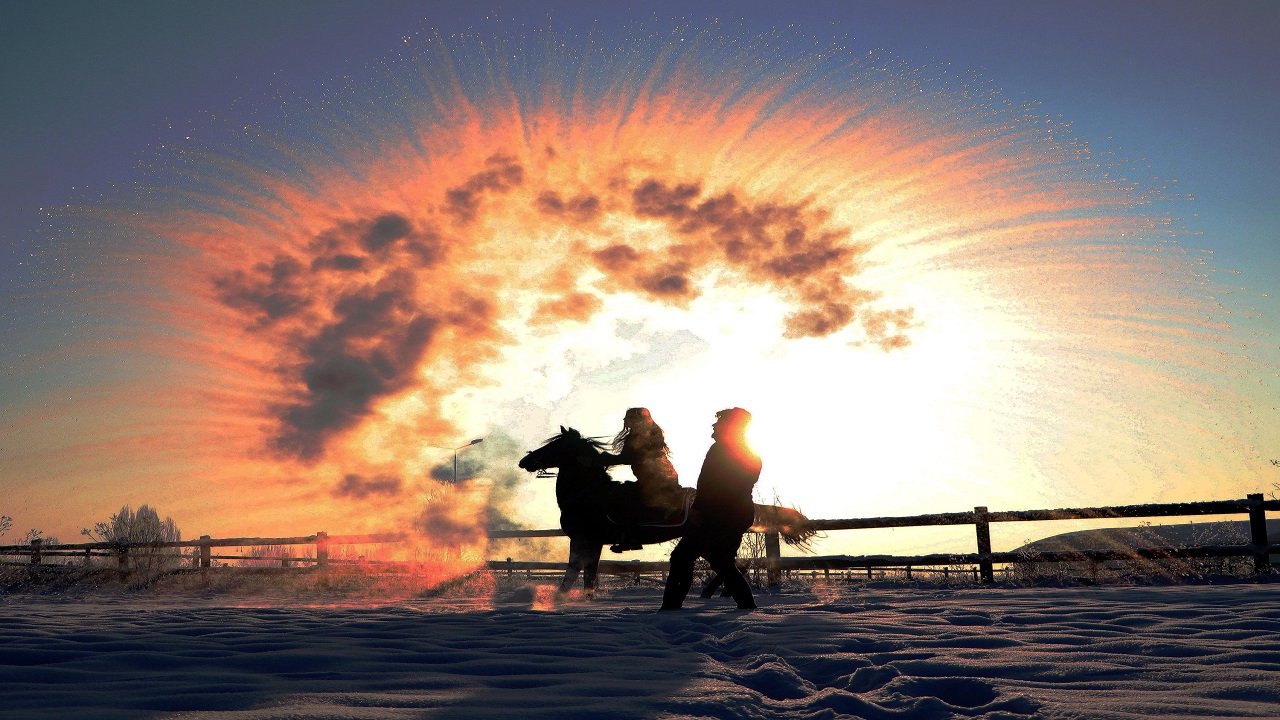 Foto - Sıcak su havada dondu! Erzurum’da soğuk hava şova dönüştü! 