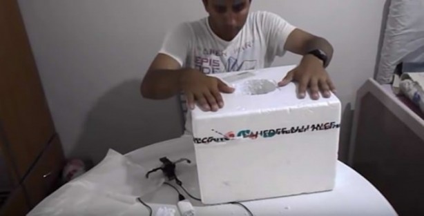 Foto - Sıcaktan bunalınca bakın ne yaptı!