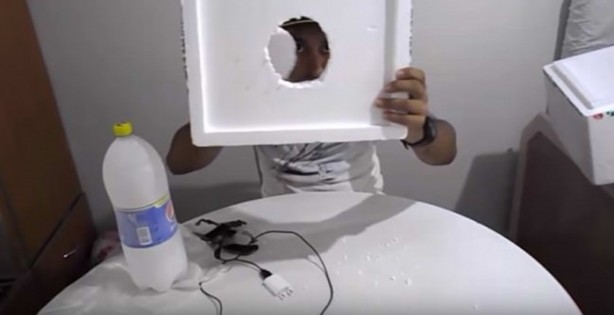 Foto - Sıcaktan bunalınca bakın ne yaptı!