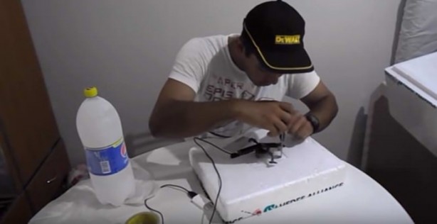 Foto - Sıcaktan bunalınca bakın ne yaptı!