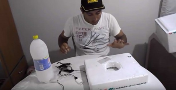 Foto - Sıcaktan bunalınca bakın ne yaptı!