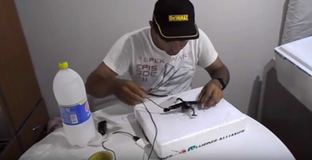 Foto - Sıcaktan bunalınca bakın ne yaptı!