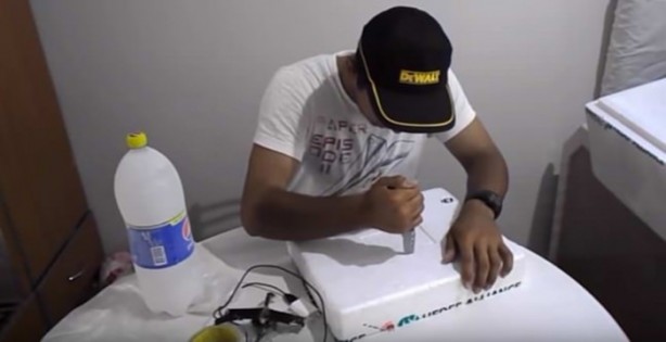 Foto - Sıcaktan bunalınca bakın ne yaptı!