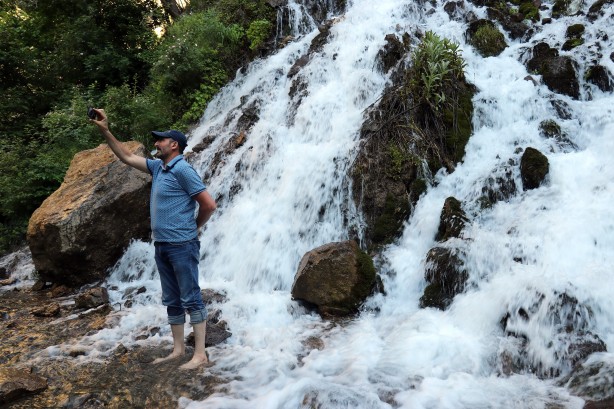 Foto - Sıcaktan kaçan soluğu bakın nerede aldı